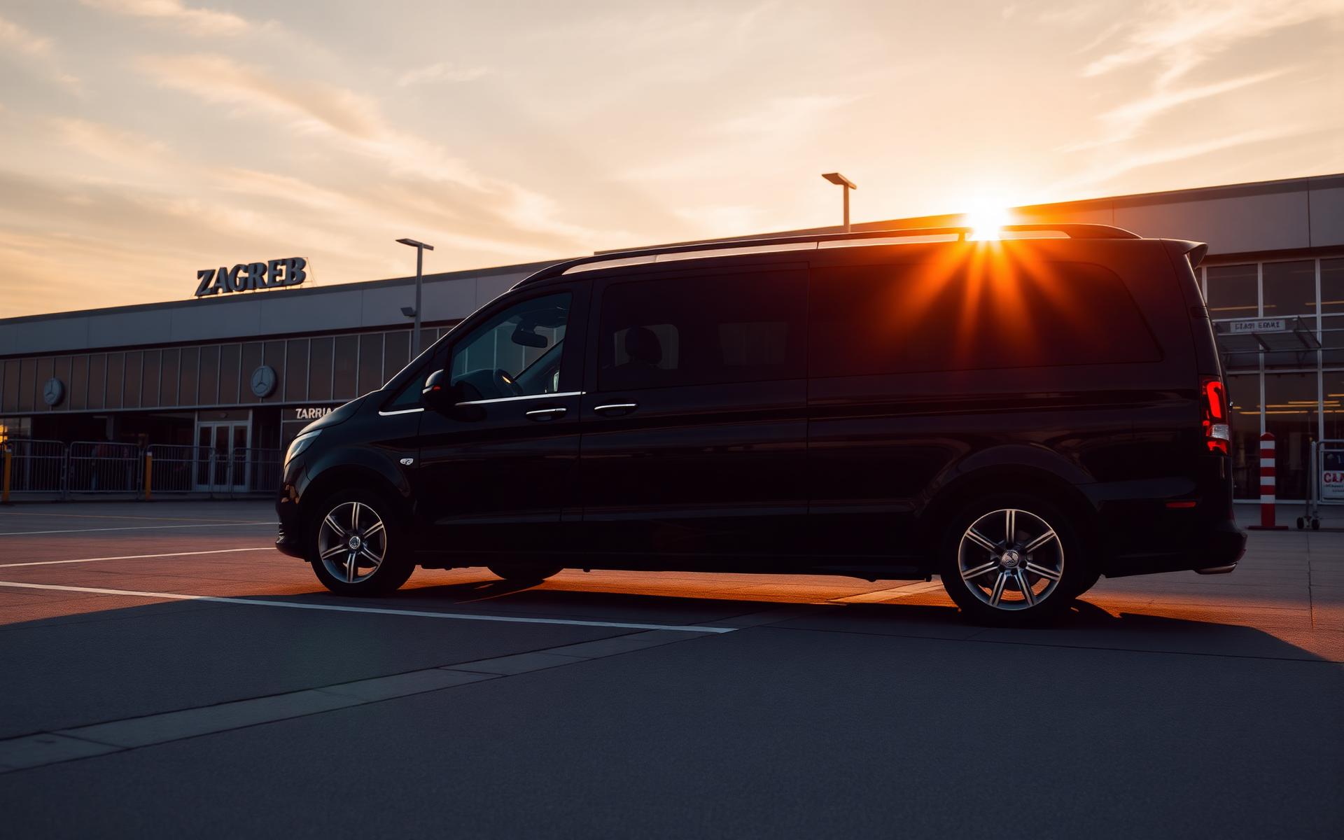 Mercedes-Benz V-Class transfer at Zagreb Airport